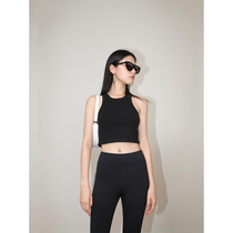 Amyy Studios environmentally friendly organic cotton fashionable digging shoulder breathable threaded tank vest long short multi-color