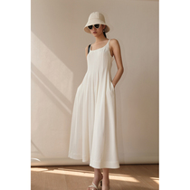 Amyy Studios Heavy Craft Romantic Girl Comparable Silk Sling Dress