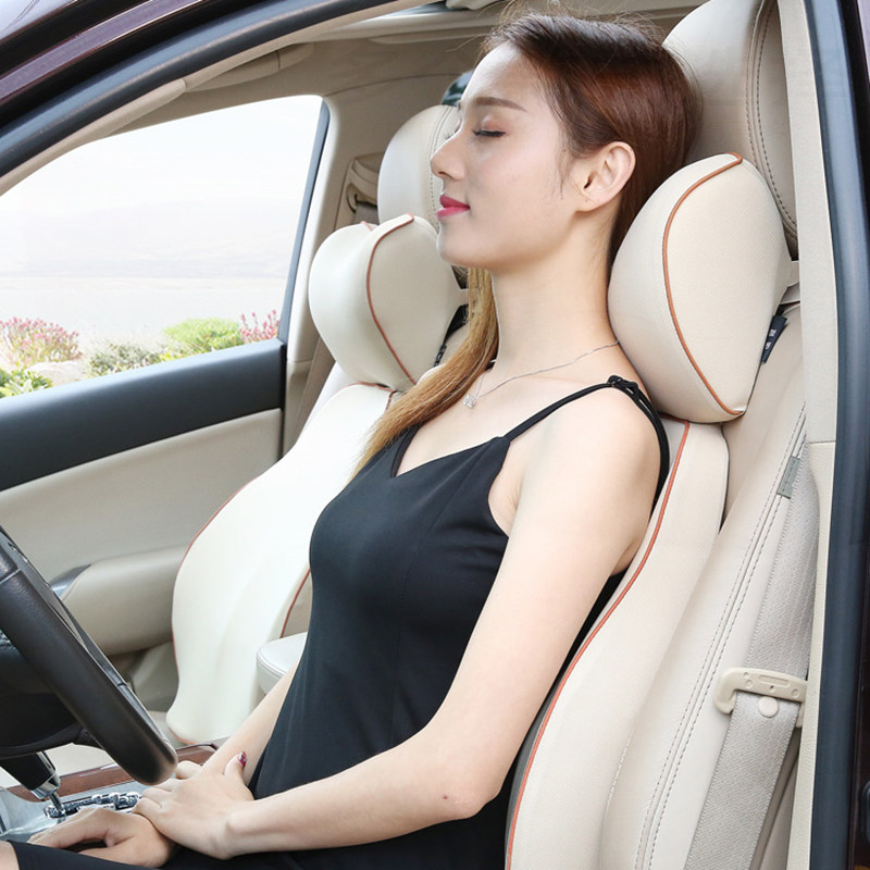 Suitable for BMW Mercedes-Benz Audi car pillow neck pillow pillow car seat pillow memory foam pair