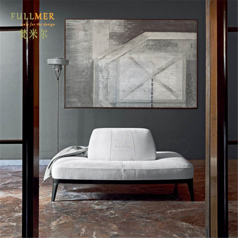 Double sided more than 456 people creative solid wood sofas with backrest hotel lobby living-room rest stool and other waiting area sofas