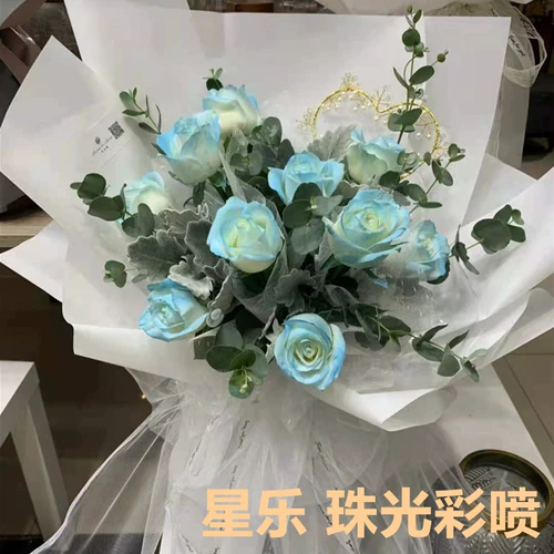 星乐 Розовые цветы Жемчужно цветовое распылительное распылительное распыление цветочное распыление цветочное искусство цветовое распылитель спрей для самооплачивания краска цвет цвет краситель