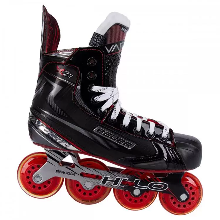 Новый Bauer X2.7 Boss’s land roller skate молодой взрослый наземный ледовый хоккей, скольжение по прямой