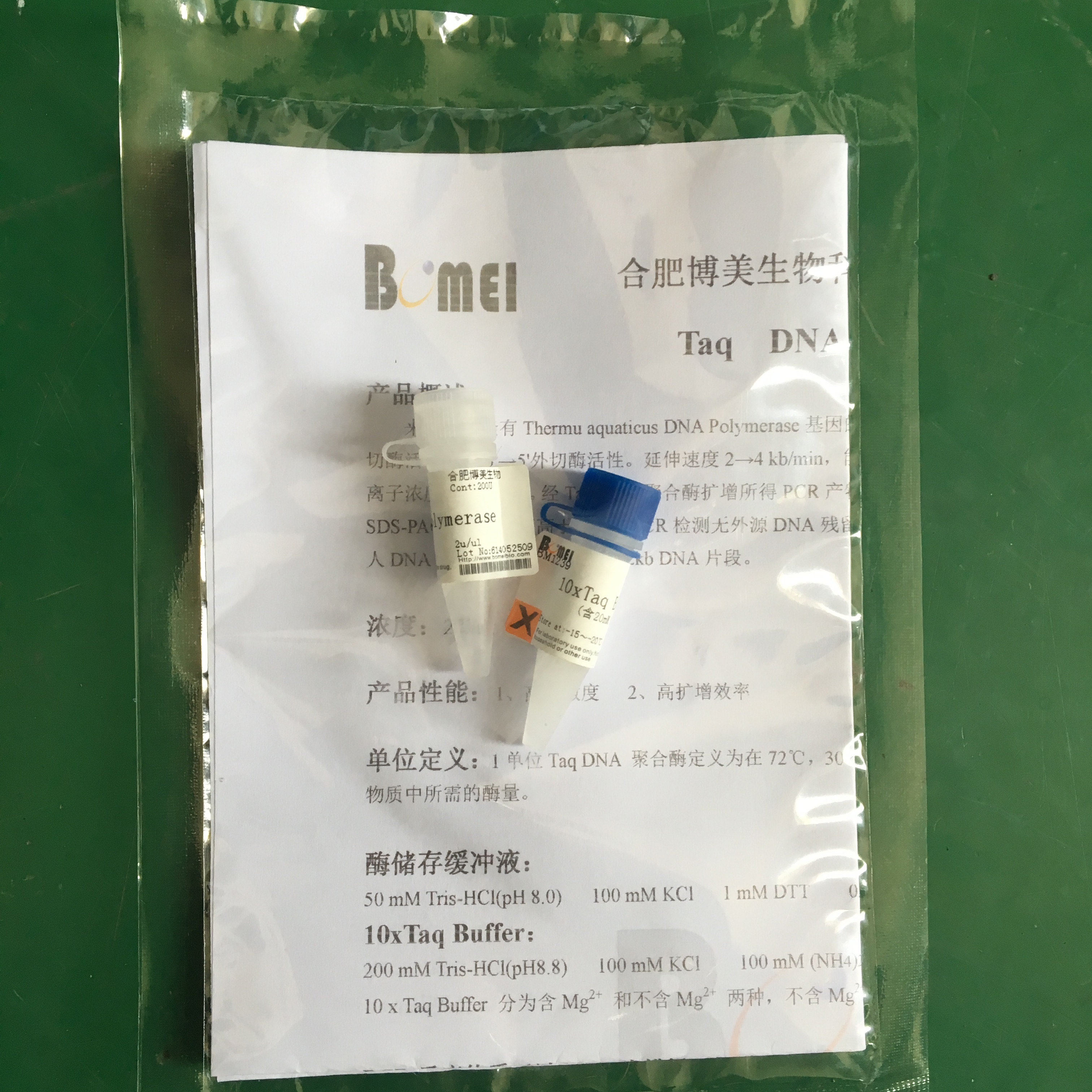 Taq Plus DNA聚合酶 科研实验试剂 含票200U  1000U