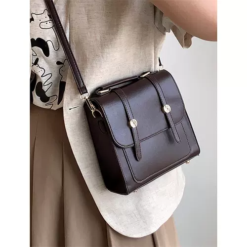 Ретро вместительная и большая сумка через плечо на ремне, сумка на одно плечо, 2023, в американском стиле, надевается на плечо