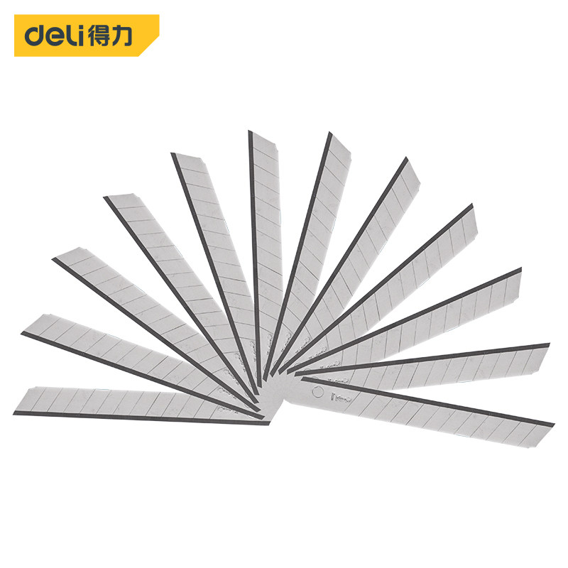 Deli tools art blade size number replacement wallpaper blade 9 18mm60 SK5 carbon steel DL-DP