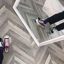 Household reinforced composite waterproof wear-resistant wood floor bedroom fish bone herringbone mosaic 12mm factory direct floor