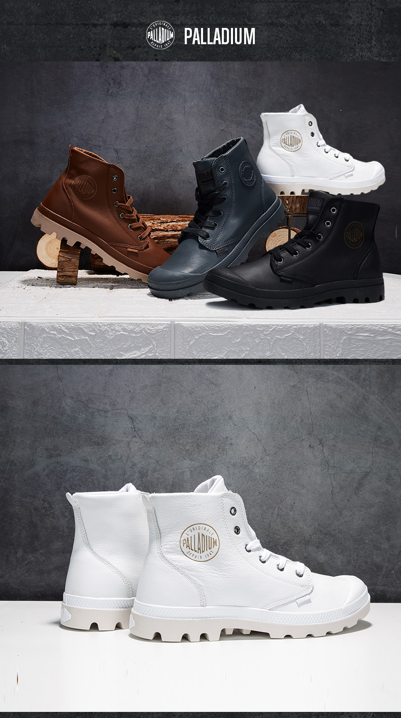 PALLADIUM Paladin đôi giày cao giày thủy triều nam dụng cụ ủng Martin ủng Anh ủng nữ 72355 - Giay cao giày the thao nam nike