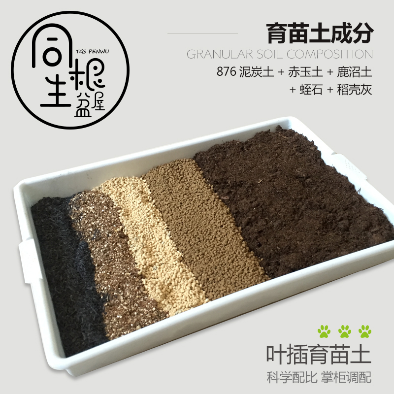 Special soil for succulent plants with the same root, general plant material medium, special soil for leaf inserting seedlings, available for sowing