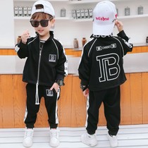 Boys fall suit 2022 New CUHK Scout Sports casual dress Boy handsome and sweaters Korean version Two sets