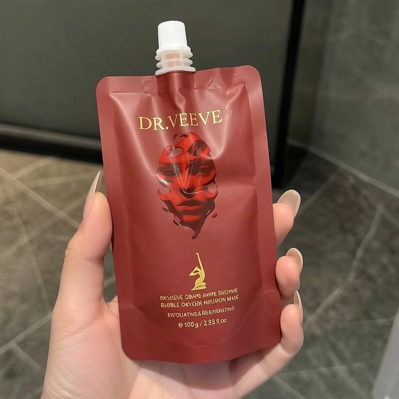 Dr.Veeve Five-Dimensional Rejuvenating and Purifying Grape Enzyme Small Bubble Oxygenating Mask Porcelain Doll [Official Genuine Product]