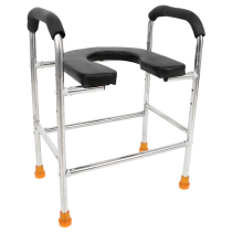 Toilet chair mobile toilet raised toilet shelf stainless steel toilet stool for the elderly toilet stool for the disabled