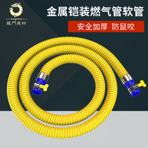 Metal gas pipe household natural gas pipe gas pipe liquefied gas pipe gas stove connection pipe explosion-proof hose