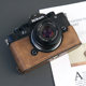 ເຫມາະສໍາລັບ Nikon ZF full-frame mirrorless camera bag zf anti-fall protective cover zf imitation leather half set base shell