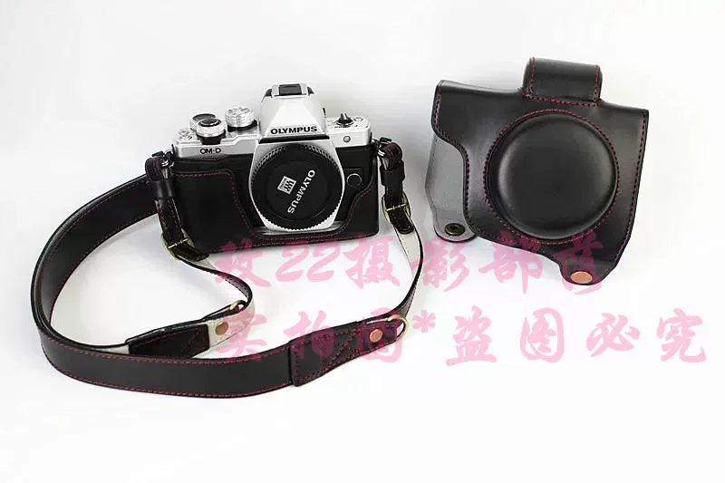Olympus bao da EM10II OM-D EM10II EM10III lấy tế bào da túi máy ảnh máy ảnh túi - Phụ kiện máy ảnh kỹ thuật số balo máy ảnh canvas