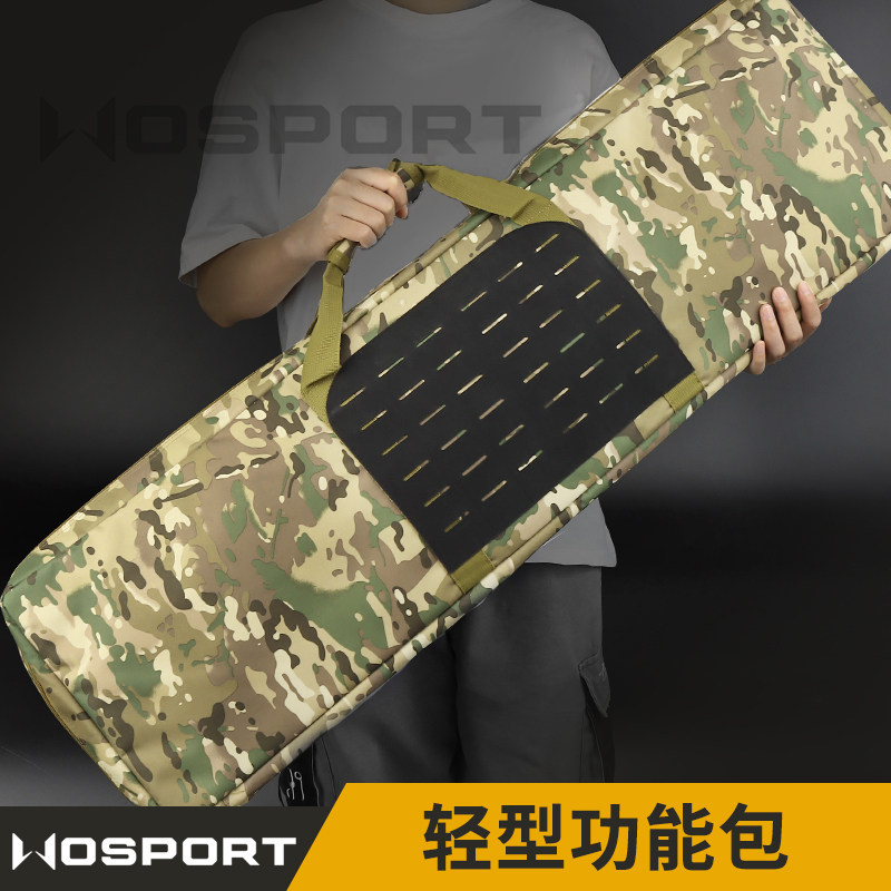 WoSporT Manufacturer Direct Light Two-way Pull Chain MOLLE System Feature Pack 39 4 Inch Fish Rod Bag