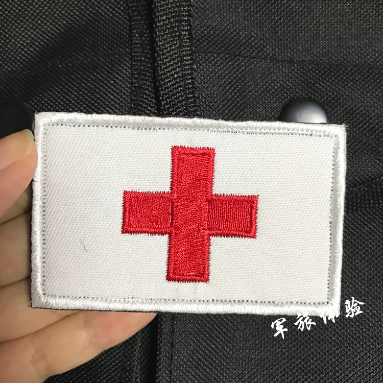 Chữ Thập đỏ Cứu Hộ Logo Ma Thuật Sticker Cứu Hộ Armband Chữ Thập Đỏ Ba Lô Sticker Đẹp Thêu Dán 	miếng dán là quần áo