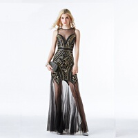 Flapper PARTY DRESS WOMEN Sequined Evening Dress dress girl