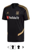 2 Color 2019-20 major league Los Angeles Training Shirt team Training short sleeve DS