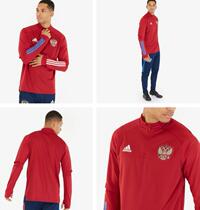 2020 European Cup Russian Half Zipper Training Long Sleeve Pants DS