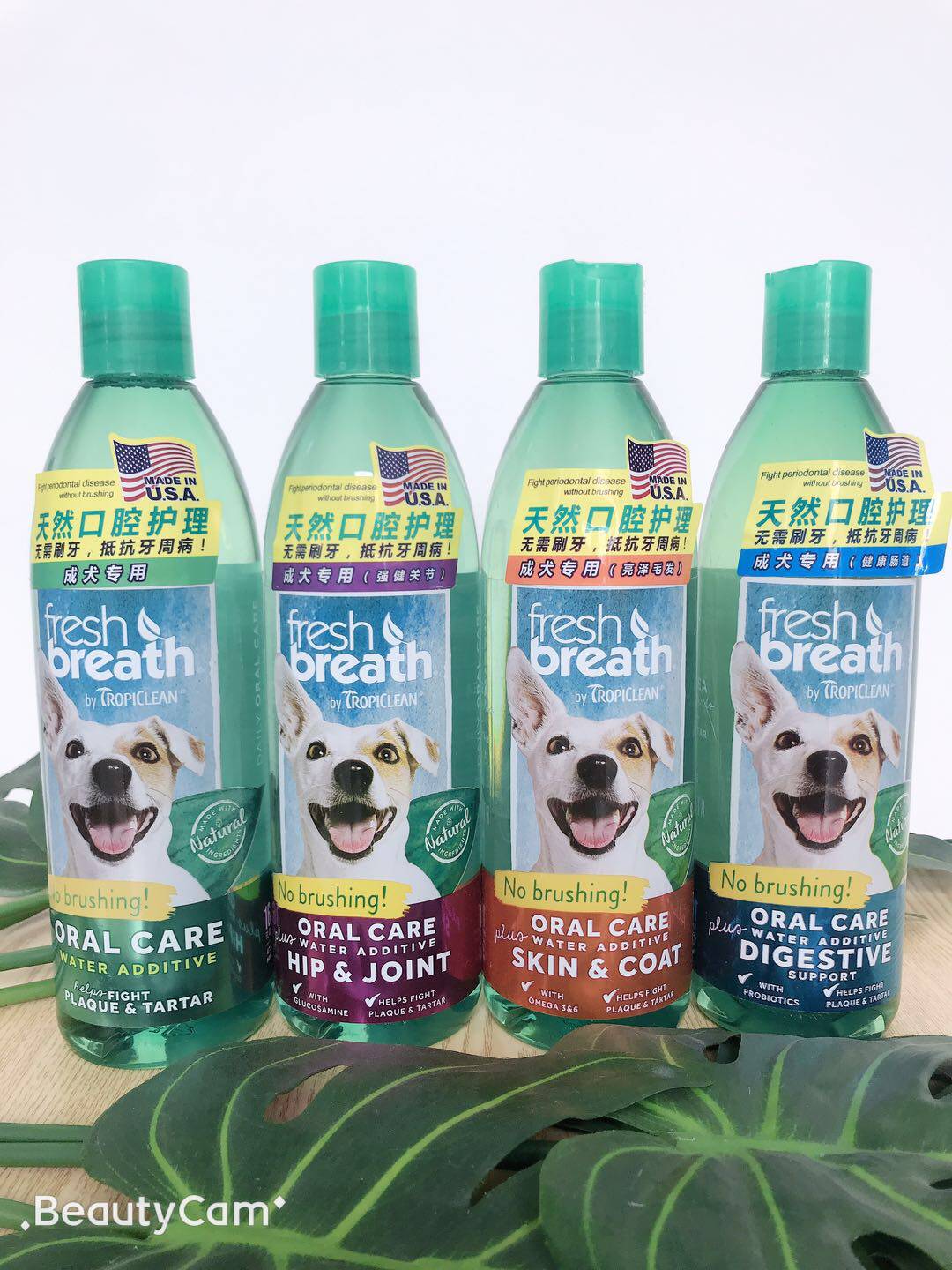 American Domejie pet dog special mouthwash 473ml cleans teeth and removes bad breath without toothpaste and toothbrush