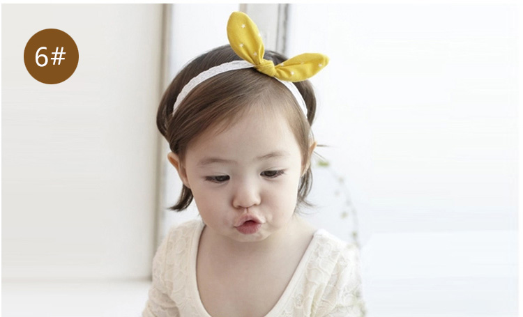 Băng đô cho bé gái dây cột tóc vải scrunchies