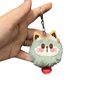 Cute Bell Lucky Cat Plush Pendant Keychain, Unique Back-To-School Gift for Best Friends, Dormitory, School, Bag Gift
