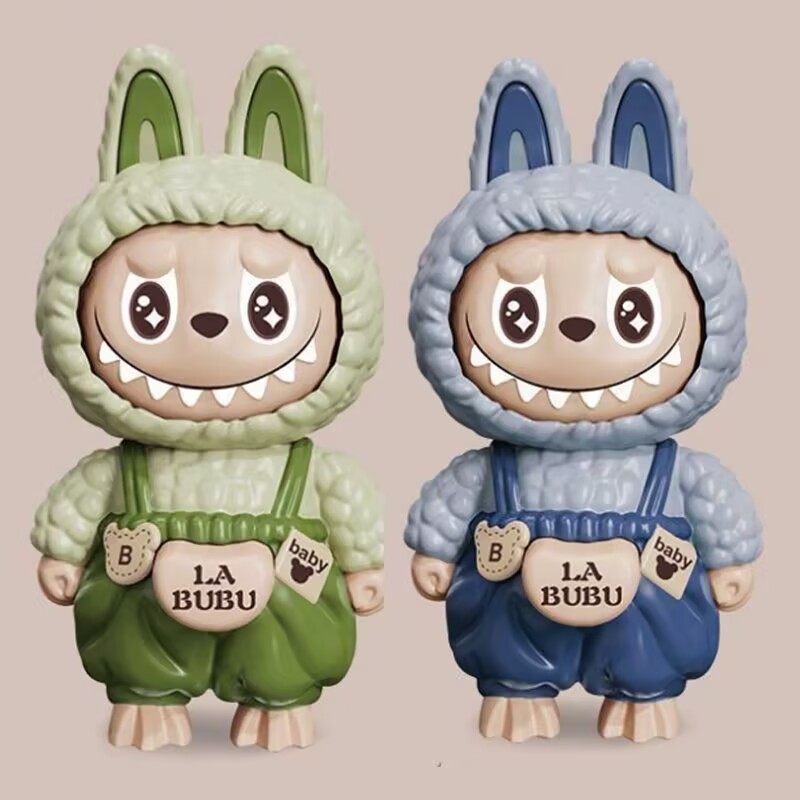 New Product Labubu Face-Changing Doll Pendant Trendy Cartoon Gift Keychain Ornament Stress Relief Toy for Men, Women, and Children