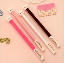 Creative Stationery Ultra Cute Kitty Kitty Pen Cute Cartoon Black Water Pen Learning Stationery Prize