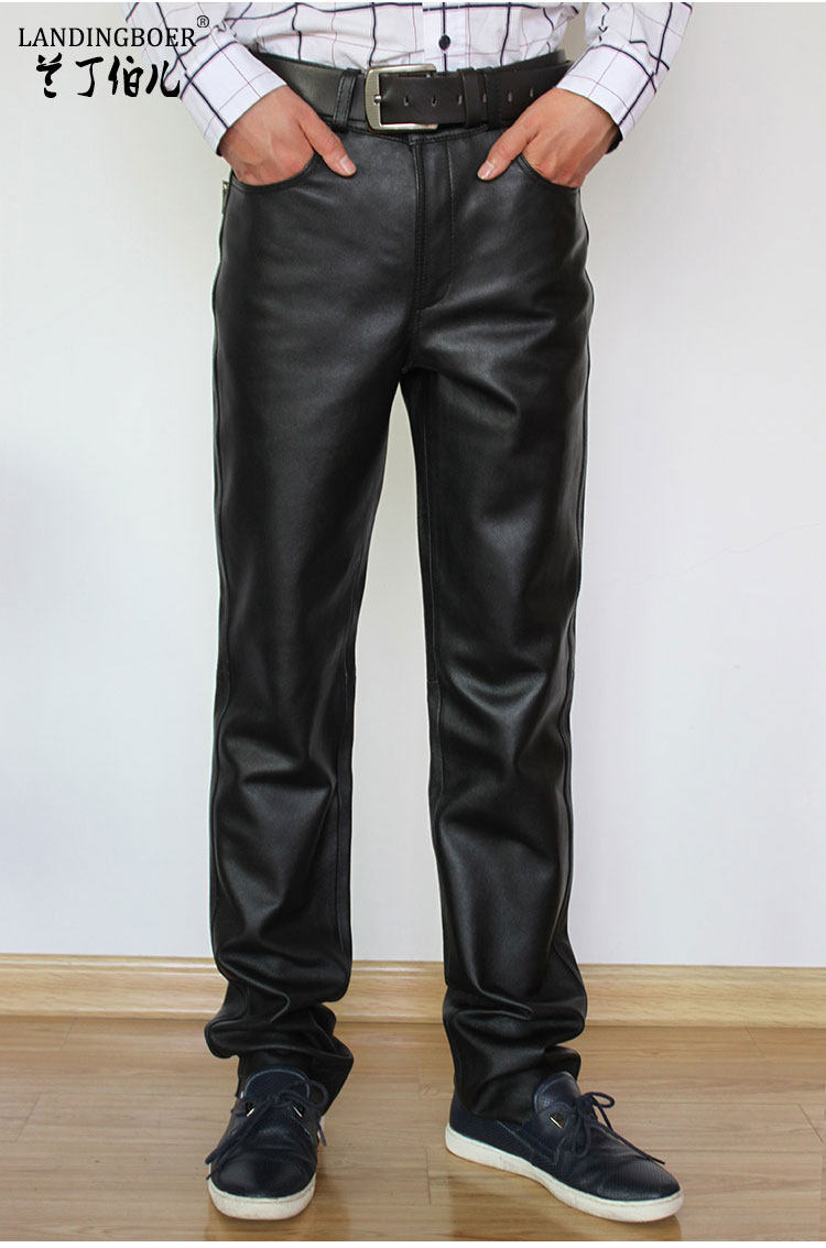 Pantalon cuir homme LANDINGBOER pour hiver - Ref 1492299 Image 12