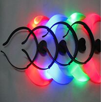 Fluorescent toys horn lamp luminous horn concert luminous toys Christmas birthday party atmosphere props