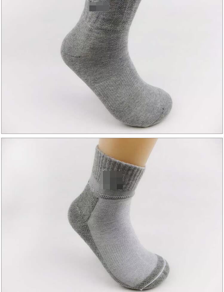 Tất dày thể thao vớ nam ống cotton khăn vớ i thấm mồ hôi mùa thu và mùa đông ấm áp chạy vớ bóng rổ vớ thể thao dài