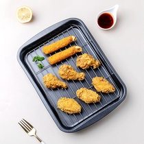 Japanese kitchen household non-stick oven barbecue chicken wing oil filter rack baking tray bread biscuit baking special mold