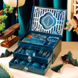 Помада, подарочная коробка, комплект, база под макияж, косметический набор для друга, подарок на день рождения, китайский стиль