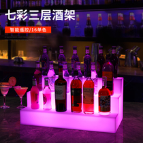 Bar KTV Light Wine Cabinet Red Wine Beer LED Mobile Champagne Cabinet Yankee Base Display Cabinet Light Luxury Racket