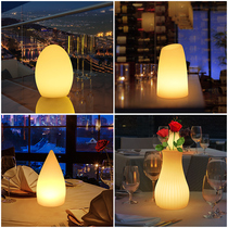 Bar lamp creative personality café dining room table clean LED charging decoration atmosphere small night lamp bar table lamp
