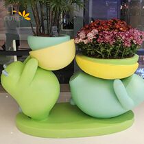 GRP Casual Seat Mall Casual Chair Outdoor Garden Forest Landscape Lounge Seating Bench Square Beauty Chen Pendulum