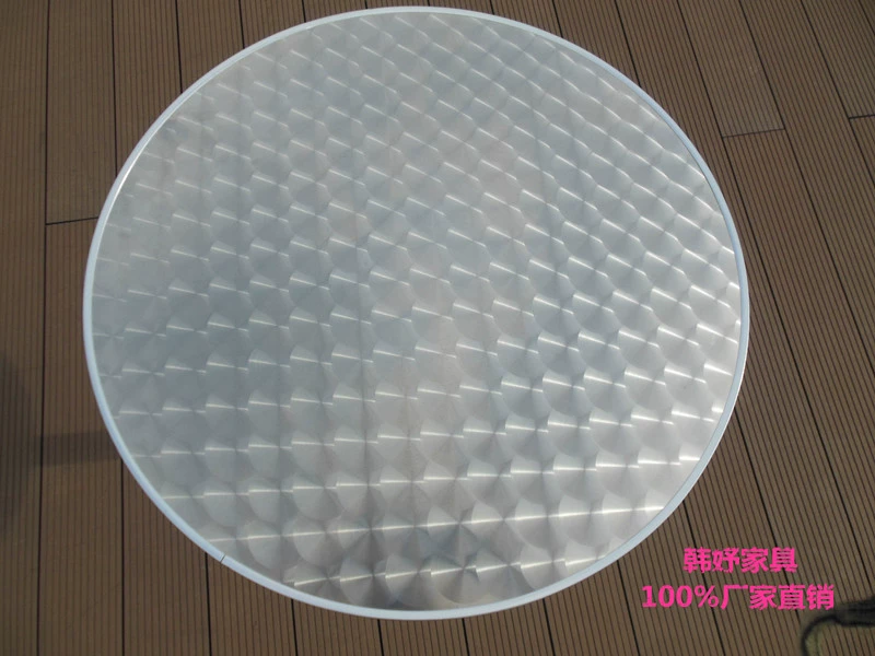 Bàn ban công inox ghế bàn cà phê ba bộ năm bộ phòng khách ngoài trời giải trí kết hợp nội thất ghế nhôm đặc biệt - Bàn ghế ngoài trời / sân