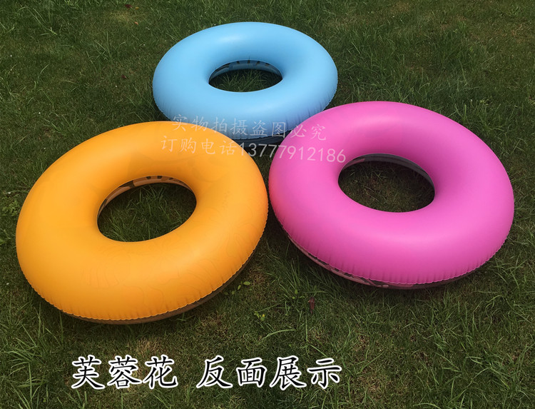 INTEX chính hãng trong suốt màu rắn bơi vòng bơi người lớn vòng trẻ em inflatable nổi vòng phao cứu sinh dưới vòng ghế phao bơi tròn cho bé