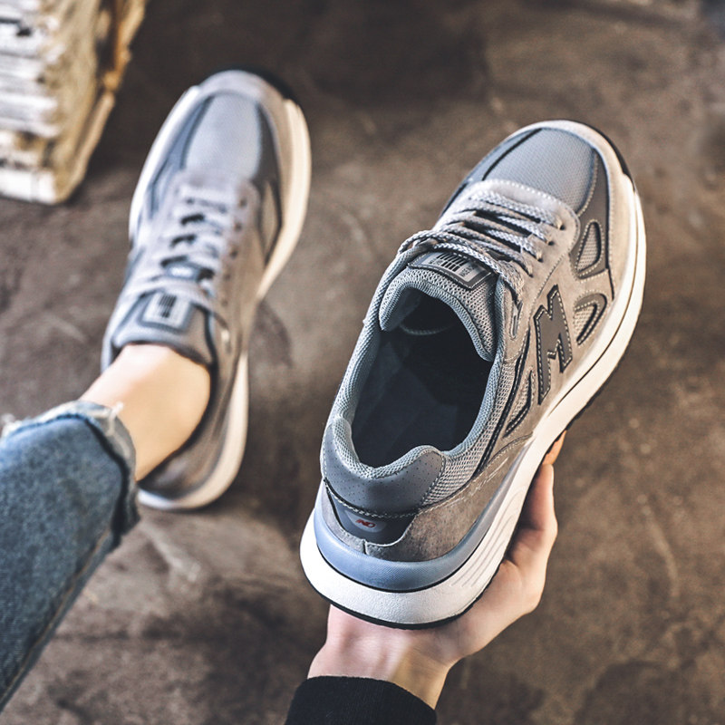 Men's shoes 2022 new trendy men's casual shoes all-match summer men's breathable sports dad shoes ins shoes men