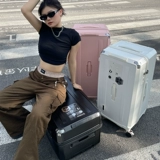 Японский вместительный и большой универсальный прочный чемодан, 36, увеличенная толщина