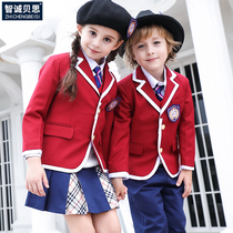 Kindergarten Garden Uniform Spring Autumn Suit Elementary School Childrens School Uniforms Fall Childrens Class Performance Choral Suit First Grade Three