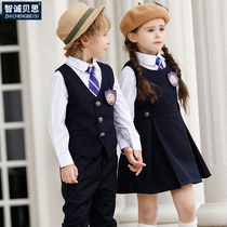 Kindergarten Garden uniforms Spring and autumn clothing Inn Wind Primary school uniforms Suit First-grade Western-style Suit Shirt Suit Performance Suit