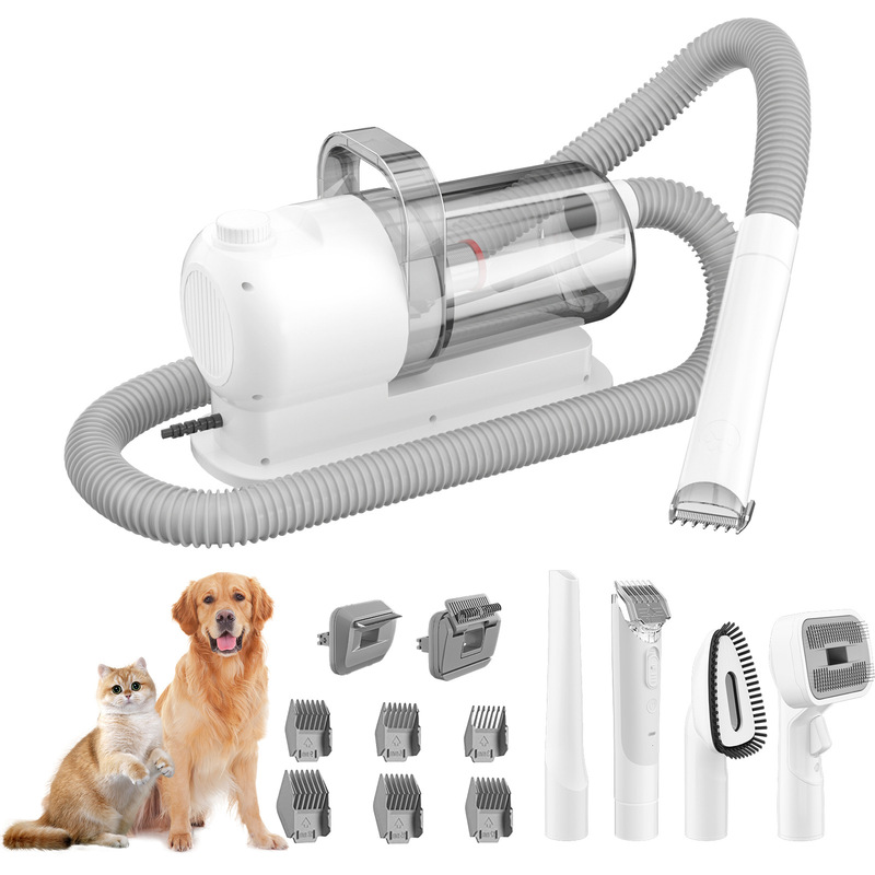 Cross-Border Pet Multifunctional Grooming Device, Dog Vacuum Cleaner Set, All-In-One Pet Grooming Machine, Vacuum Cleaner