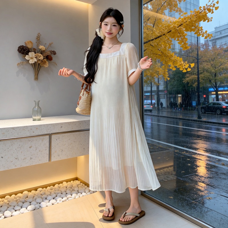 Maternity Wear for Summer, Light Luxury and High-End Feel, 2026 New Style, Fashionable Loose-Fitting Plus-Size Dress That Doesn'T Show Pregnancy Maternity Wear for Summer, Light Luxury and High-End Feel, 2026 New Style, Fashionable Loose-Fitting Plus-Size Dress That Doesn'T Show Pregnancy