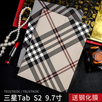 Suitable for Samsung Tab S2 9 7 inch T810 T815C Y flat protective cover T813 T819C leather shell