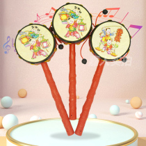 Rattle early education newborn baby 3-12 months baby grasp training toy traditional educational hand-cranked musical instrument rattle