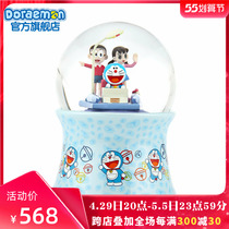 Aimovie authorizes Doraemon A dream time to explore the crystal hand office cartoon Cartoon Creative Birthday Gift Modeling model