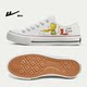 Classic canvas shoes, low top casual cloth shoes, Huili board shoes, explosive printed little prince student men and women