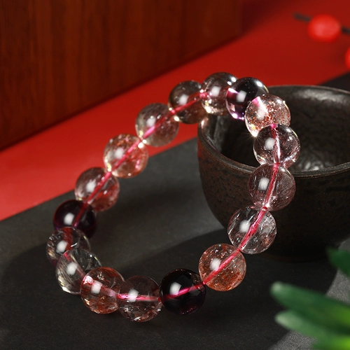 Янтарное ювелирное украшение из Мьянмы, четки из круглых бусин, браслет из воскового агата