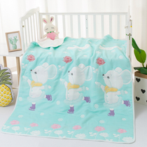 Pure cotton 10-layer gauze cover is thickened baby cotton newborn baby bag is childrens towel covered by spring and autumn blanket